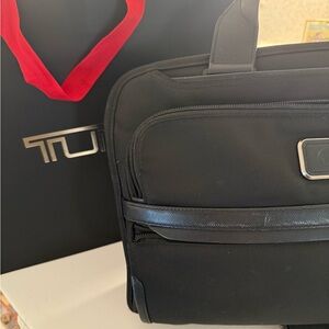 Tumi Black Briefcase for Men